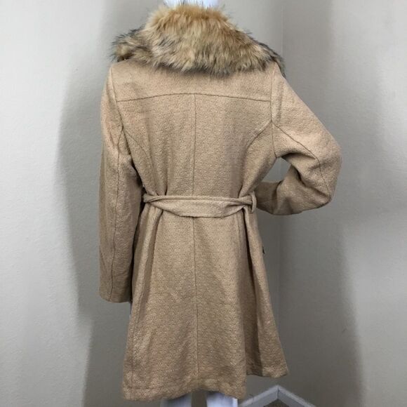 Jessica Simpson™ Wool Coat with Faux Fur (DC) - Picture 3 of 8